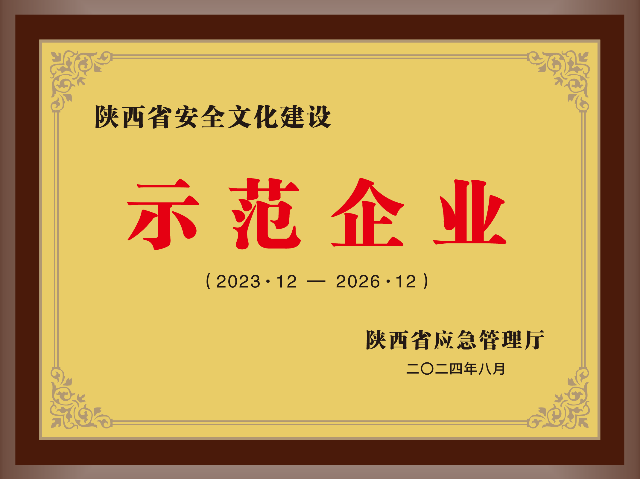 43.2024年，被陕西省应急管理厅授予陕西省安全文化建设示范企业；.png